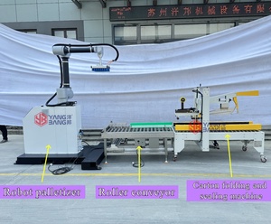 Bras robotique collaboratif Solution de palettisation de bouteilles de film rétractable Boîtes Palettiseur Machine de palettisation Robot collaboratif industriel - Product Image 5