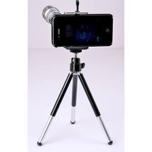 Telescopio para teléfono móvil, cuerpo de aluminio con aumento de 8x, soporte para trípode para uso civil - Product Image 3