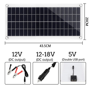 Kit <span class=keywords><strong>de</strong></span> panneau solaire 300W complet 12V USB avec contrôleur 10-60A cellules solaires <span class=keywords><strong>pour</strong></span> voiture Yacht RV bateau <span class=keywords><strong>chargeur</strong></span> <span class=keywords><strong>de</strong></span> <span class=keywords><strong>batterie</strong></span> <span class=keywords><strong>de</strong></span> téléphone portable - Product Image 3
