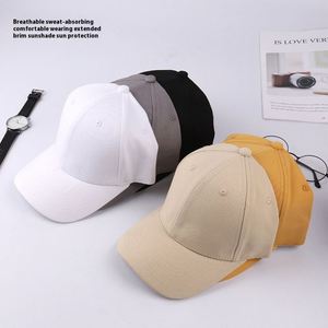 Casquette de baseball unie en coton 100% à 6 panneaux avec broderie 3D et boucle métallique – Vente en gros, idéale pour la promotion - Product Image 2