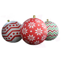 Grand ballon gonflable en PVC ballons de Noël de qualité supérieure ballon gonflable d'ornement de Noël