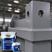Peinture industrielle mate universelle à base de résine époxy grise, prix d'usine, revêtement anticorrosion pour machines