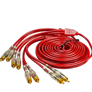 <span class=keywords><strong>สาย</strong></span>เคเบิลเสียงสเตอริโอ RCA คุณภาพสูงแบบถัก <span class=keywords><strong>5</strong></span> <span class=keywords><strong>เมตร</strong></span> พร้อมหัวต่อแบบ Male-Male 4 ช่อง 4rca to 4rca ความยาว <span class=keywords><strong>5</strong></span> <span class=keywords><strong>เมตร</strong></span> - Product Image 1