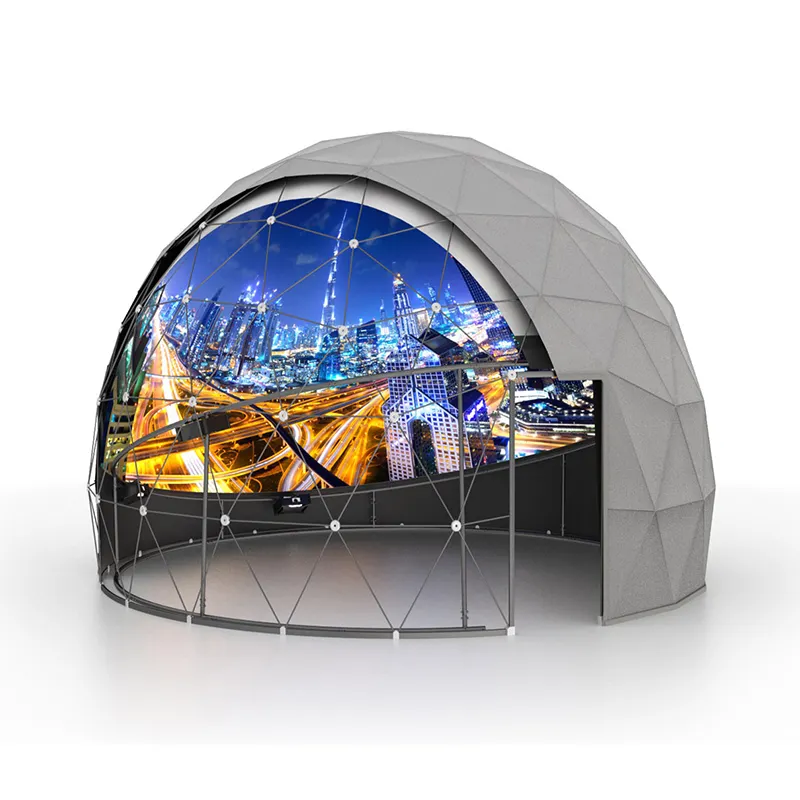 Dome projeksiyon perdesi 360 derece projeksiyon ekranı