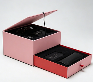 Eco Friendly Recycled Materials Custom Logo Luxury Rigid Paper Reusable Portable Protective Case Eyewear Glasses Packaging <b>Box</b> - Product Image 5