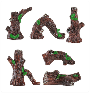 Decoración Moderna <span class=keywords><strong>para</strong></span> el Hogar, Mini <span class=keywords><strong>Jardín</strong></span> de Resina, Letrero de Bienvenida, Valla, Tronco de Árbol, Flecha, Señal de Carretera, Lindas Mini Figuras, Amor de Hadas - Product Image 1