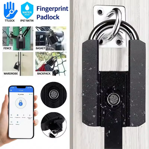 Sécurité IP67 étanche <span class=keywords><strong>empreinte</strong></span> digitale cadenas armoire clé serrure de porte avec TTLOCK APP USB Rechargeable Smart <span class=keywords><strong>empreinte</strong></span> digitale serrures - Product Image 4