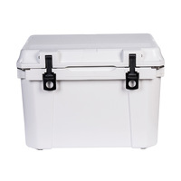 Glacière de pêche en mer 35QT/331L en PP, moulée par injection, isolée en mousse, à maintien de chaleur, pour utilisation en stand, qualité alimentaire