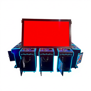 เครื่องเกมตกปลา QIQU ทนทาน สำหรับ 10 คน ขนาด 65 นิ้ว เครื่องเกมอาร์เคดแบบฝึกทักษะ สำหรับศูนย์เกมบันเทิงในสหรัฐอเมริกา - Product Image 1