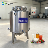 Automatische constante temperatuur melkpasteurisatiemachine, verse fruitmelkpasteuriseur voor melkbar