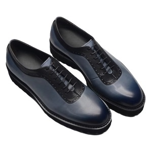 Chaussures en cuir de luxe de haute qualité, cuir de vachette de première qualité, chaussures pour hommes faites à la main haut de gamme, chaussures pour hommes en cuir véritable - Product Image 6