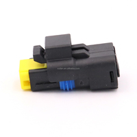 3 Pin Black PBT Material Waterproof Female Auto Plug Wire Connector FCI 211PC032S0049
