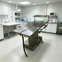 Table chirurgicale vétérinaire électrique en forme de V WEMEDICAL en acier inoxydable pour chiens/chats, température constante, désinfection, réglable