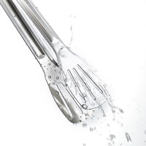 Steak Clamps Pizza Clip Fisch greifer SUS 304 Edelstahl <span class=keywords><strong>Burger</strong></span>, Eier, Steak Pfannkuchen Food Tong - Product Image 5