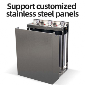 Sistema di Filtrazione dell'Acqua ad Alto Flusso 20" X 4.5" Triple Big Blue per il Trattamento dell'Acqua di Pozzo e di Fiume per il Mercato Australiano - Product Image 4