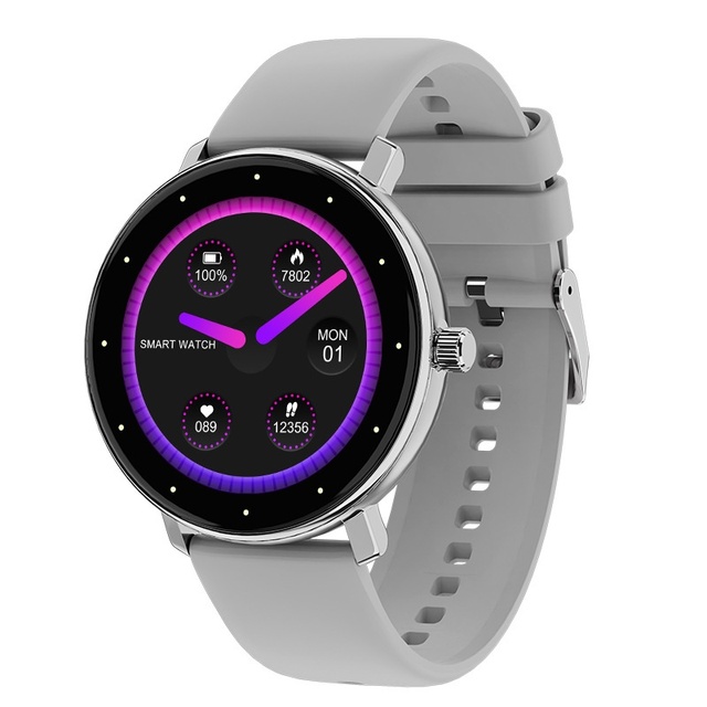 Smart Watch Call 1.32 Inch AMOLED Display Heart Rate Monitor Remote Control Plastic Case Wearable