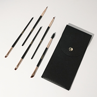 Ensemble de pinceaux ultra-fins de précision pour sourcils et eye-liner, forme lame, pinceaux de maquillage angulaires pour l'application du crayon à sourcils