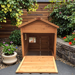 SDR025 Maison pour lapins écologique et moderne de luxe, nichoir résistant aux intempéries en bois pour cailles et petits animaux, toutes saisons - Product Image 3