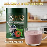 Poudre de superaliments aux fruits rouges mélangés 150g, riche en antioxydants, mélange pour boisson, smoothie, OEM ODM