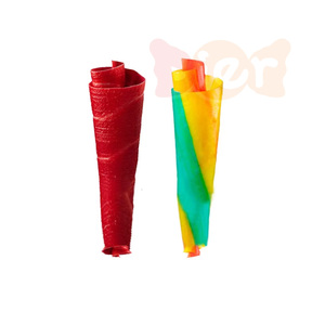 Emballage de boîte de bonbons gommeux à saveur de fruits sains en vrac personnalisé de marque privée OEM pour collations de carnaval à enrouler modèles de bâtonnets boules - Product Image 3