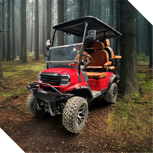 Venta caliente de 4 plazas 48V Carrito de golf levantado Carros de golf eléctricos todoterreno - Product Image 4