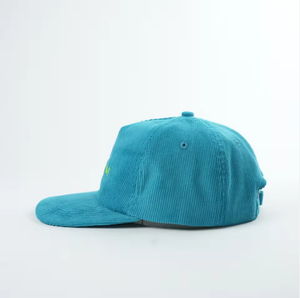 Gorra de Béisbol de 5 Paneles, de Corduroy, Sin Estructura, de Buena Calidad, con Logotipo Bordado, Hebilla Metálica, de Algodón - Product Image 6