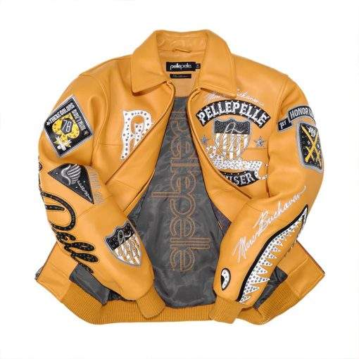 Pelle Pelle Jackets Custom Logo High Quality Leather