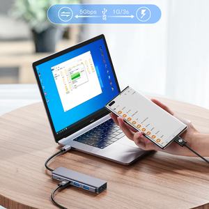 Hubs USB C 2024 OEM/ODM 3.2, hub <span class=keywords><strong>5</strong></span> en 1 usb c, répartiteur de hub type c adaptateur usb 3.0 pour ordinateur portable - Product Image 6