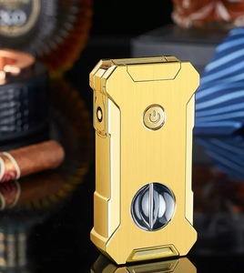 ไฟแช็คซิการ์แบบพกพา 5 in 1 รุ่น Luxury Jet Torch พร้อมหัวตัดแบบ V  ไฟแช็คอเนกประสงค์สำหรับผู้ชาย  รับทำโลโก้ตามสั่ง  ขายส่งจำนวนมาก - Product Image 3