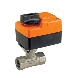 B313B+TR24-SR-T Robinet à bille en laiton 3 voies 1/2'' 600 PSI avec actionneur - Product Image 1