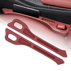 ช่องใส่ของอเนกประสงค์สำหรับรถยนต์อุปกรณ์เสริมรถบรรทุก SUV, ที่กั้นช่องว่างที่นั่งพร้อมช่องเก็บของ, สีดำ, 2แพ็ค - Product Image 1