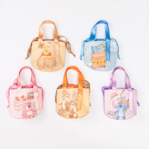 Wholesale <b>Large</b> Capacity Insulated Polyester Fashion Water Bottle Drawstring Closure Tote Bag <b>Cup</b> Sleeve 12.5x12.5x6cm All - Product Image 3