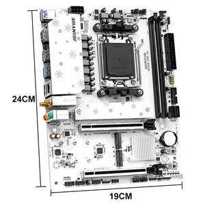 เมนบอร์ดเกมมิ่งรุ่นใหม่ B650M PRO V2 AM5 DDR5 แบบดูอัลแชนแนล ขนาด M-ATX รองรับซีพียูซีรีส์ 7000-9000 สำหรับเดสก์ท็อปพีซี รองรับหน่วยความจำ ARGB DDR5 - Product Image 5