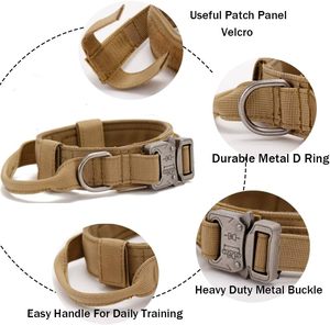 Rarewe Solid Luxury Tactical Adjustable <b>Dog</b> <b>Collar</b> Quick Release Buckle Durable Nylon Material Heavy Duty Design for <b>Large</b> <b>Dogs</b> - Product Image 4