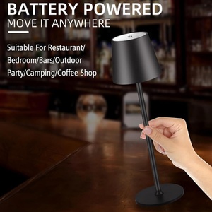 Lampe de table LED moderne de style nordique, lampe de table rechargeable, lampe de nuit intérieure/extérieure, lampes de table - Product Image 6