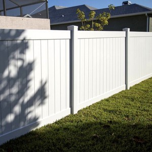 Venta al por mayor 6x6 paneles de valla de privacidad de vinilo de PVC blanco tamaño personalizado 6 pies de altura para jardín al aire libre servicio de modelado 3D incluido - Product Image 2