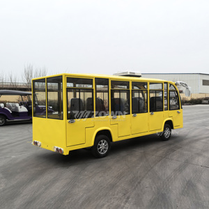 Durable Electric Sightseeing Bus Heavy Duty Frame 14 <b>Passengers</b> Fast Charging Smooth Ride for Resort & Hotel Shuttle Services - Product Image 2
