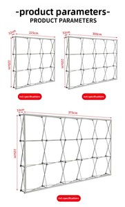 Hiện đại thân thiện với môi LED gấp hộp đèn cho nước ngoài triển lãm rèm nhanh hiển thị danh mục sản phẩm Kệ trưng bày chiếu sáng - Product Image 5