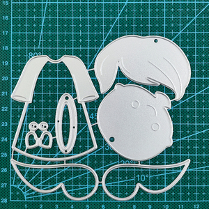 AAGU DIY-Découpage de pochoir pour album en <span class=keywords><strong>papier</strong></span> gaufré, modèle de pochoir pour album de scrapbooking - Product Image 6