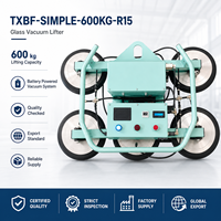 TXBF-SIMPLE-600KG-R15 Machine de levage de verre à ventouse simple de 600 kg pour l'installation de murs-rideaux – Vente en gros