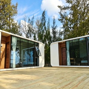 Cabina Apple de Montaje Rápido con Protección contra Salpicaduras de Sal, Alojamiento en Yate Costero, Mansión de Vacaciones VIP de Lujo - Product Image 2
