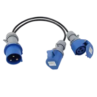 Kabel Harness Terpilin CE RoHS AWG21, Perakitan Kabel Kustom dengan Konektor Steker Penerbangan & Terminal U