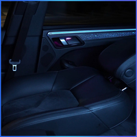 Kit d'éclairage ambiant LED TMPRO 64 couleurs pour Porsche Macan 2018-2024 LHD, accessoires de lampe d'ambiance dynamique pour l'intérieur de la voiture