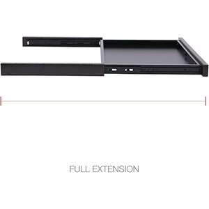 Cajonera central Alera Valencia Series Espresso de 24 1/2 pulgadas de ancho x 15 pulgadas de profundidad x 2 pulgadas de alto - Organizador de escritorio y cajones - Product Image 3