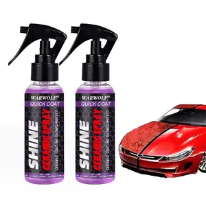 Spray de revêtement rapide 3 en 1 Haute protection Revêtement de bouclier de voiture Réparation de peinture automobile Restaurateur extérieur de voiture Revêtement par pulvérisation en céramique Rapide