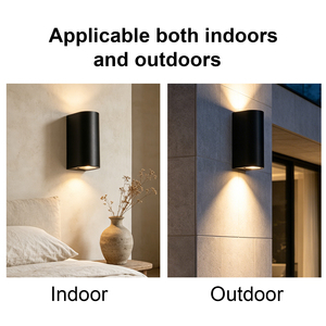 Lámpara de Pared <span class=keywords><strong>LED</strong></span> para Exteriores, Impermeable IP65, Iluminación Superior e Inferior, Aplique de Pared Moderno de Aluminio para Jardín, Hotel, Pasillo - Product Image 5