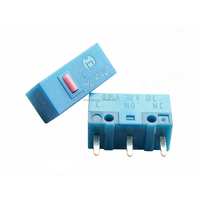 Micro-interrupteur de souris HUANO, bouton à coque transparente, 30VDC 0.05A, 80 millions de cycles de vie, souris d'ordinateur