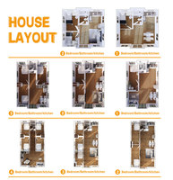 Casa Prefabricada de Lujo Plegable y Expandible, Diseño Impermeable y Anticondensación, Aislamiento de PU, Diseño Personalizado de Instalaciones Eléctricas y de Plomería