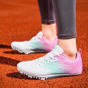 Personalizado Hombres y Mujeres Fútbol Zapatos para correr <span class=keywords><strong>Spikes</strong></span> al aire libre Unisex <span class=keywords><strong>Atletismo</strong></span> Correr Pista y campo Deporte <span class=keywords><strong>Spikes</strong></span> Zapatos - Product Image 5