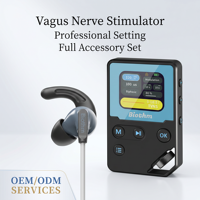 Biothm VNTune Pro Appareil de bien-être multi-modes à clip d'oreille TVNS/CES/TNS, conception pour nerf vague, rechargeable par USB, masseur anti-stress